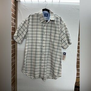 Vintage Texas cotton mens sleeve short shirt size L